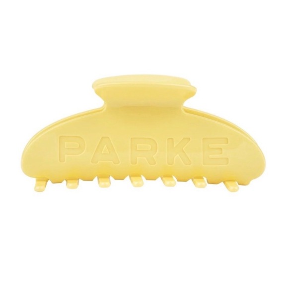 Parke Accessories - Parke Summerland Peel Claw Clip with Zippered Pouch NEW Yellow